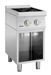 Elektroherd - 2 Ceran-Felder 4.6 KW mit offenem Unterbau