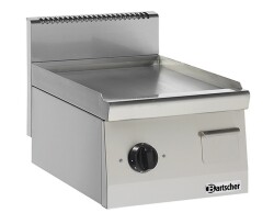 Elektro Grillplatte - hartverchromt glatt - Griddleplatte...