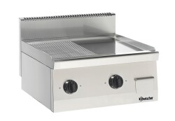 Elektro Grillplatte 1/2 glatt + 1/2 gerillt -...