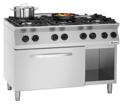 Gasherd 6 Flammen mit Elektrobackofen MFG 7360