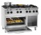 Gasherd 6 Flammen mit Elektrobackofen MFG 7360