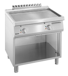 Elektro Griddleplatte glatt Unterbau offen