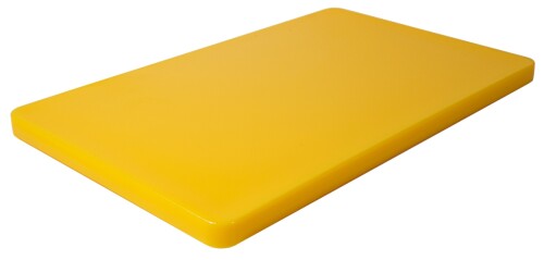 HACCP Schneidbrett mit Füßchen - Farbe gelb - GN 1/1