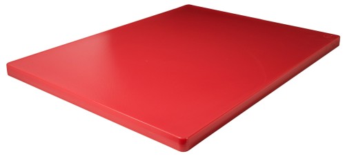 HACCP Schneidbrett ohne Füßchen - Farbe rot