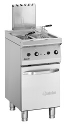 Gas-Fritteuse 2 x 7 Liter mit Unterschrank