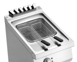 Elektro-Fritteuse 15 Liter mit Unterschrank