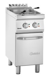 Elektro-Fritteuse - 2 x 9 Liter mit Unterschrank