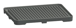 Grillplatte 700 - Gusseisen - gerillt