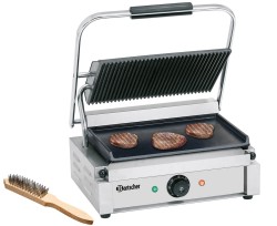 Elektro-Kontaktgrill "Panini" oben gerillt / unten glatt