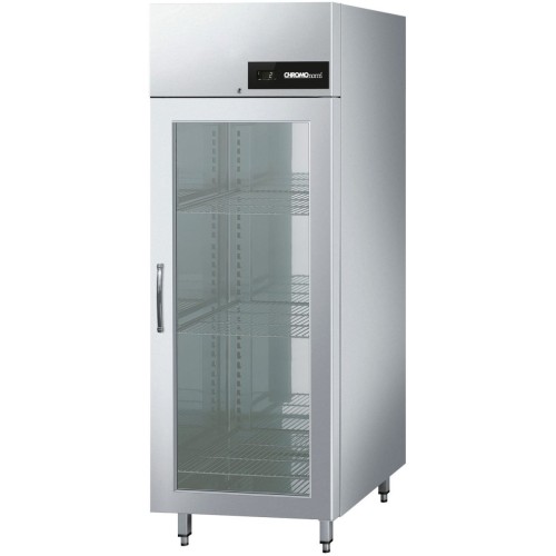 Edelstahl Kühlschrank mit Glastür NOVA BR 690 GN 2/1