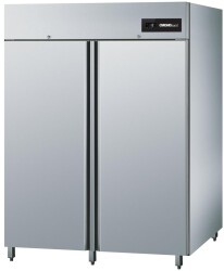Edelstahl Tiefkühlschrank mit 2 Türen GN2/1...