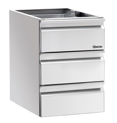 Schubladenblock 3 x 1/1 GN für 700er Serie