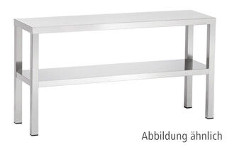 Aufsatzbord 2 Borde Breite 1800 x Tiefe 350 mm