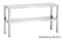 Aufsatzbord 2 Borde Breite 1800 x Tiefe 350 mm