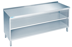 Arbeitsschrank offen mit Aufkantung Breite 900 mm - Tiefe...