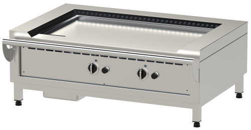 Teppanyaki-Grill Gas 2 Heizzonen Tischgerät
