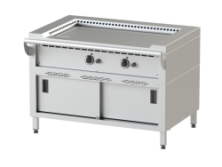 Teppanyaki-Grill Gas 2 Heizzonen Tischgerät