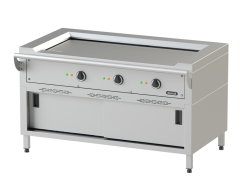 Teppanyaki-Grill Elektro mit 3 Heizzonen Tischgerät