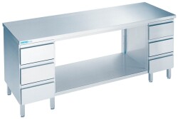 Arbeitstisch mit Schubladenblöcken Breite 2000 x...