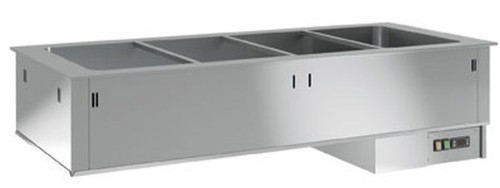 Bain Marie Serie Elegance E-BM GN 4/1 Einbauwanne TROP In