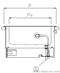 Bain Marie Serie Elegance E-BM GN 4/1 Einbauwanne TROP In