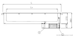 Bain Marie Serie Elegance E-BM GN 4/1 Einbauwanne TROP In