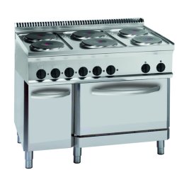 Elektroherd 6 Platten Umluft-Elektro-Backofen