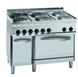 Elektroherd 6 Platten Umluft-Elektro-Backofen