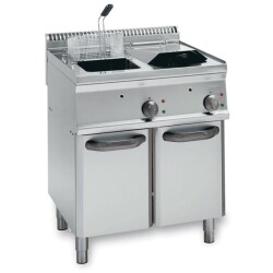Elektro-Fritteuse 2 Becken 2 x 14 Liter Standgerät
