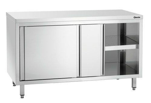 Arbeitsschrank mit Schiebetüren Breite 1400 mm