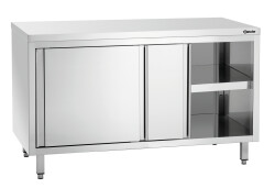 Arbeitsschrank mit Schiebetüren Breite 1400 mm