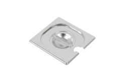 Deckel 1/6 GN mit Löffelaussparung