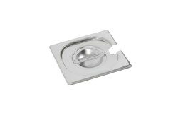 Deckel 1/6 GN mit Löffelaussparung