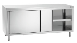 Arbeitsschrank mit Schiebetüren Breite 1800 mm