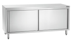 Arbeitsschrank mit Schiebetüren Breite 1800 mm