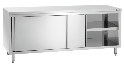 Arbeitsschrank mit Schiebetüren Breite 2000 mm