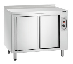 Wärmeschrank mit Schiebetüren und Aufkantung...