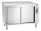 Wärmeschrank mit Schiebetüren und Aufkantung B1200 x T700 mm