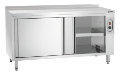 Wärmeschrank mit Schiebetüren und Aufkantung...