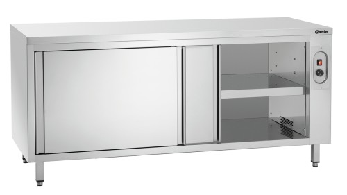 Wärmeschrank mit Schiebetüren B1800 x T700 mm