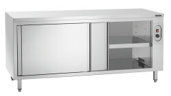 Wärmeschrank mit Schiebetüren B1800 x T700 mm