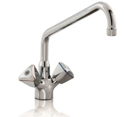 Knebel-Mischbatterie mit Schwenkhahn 1/2 Zoll...