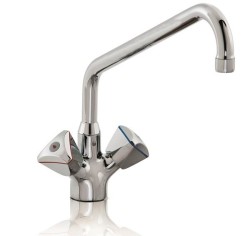 Knebel-Mischbatterie mit Schwenkhahn 1/2 Zoll Wasseranschluß