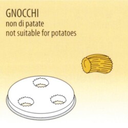 KBS-Nudelform Gnocchi für Nudelmaschine 2,5kg bis 4kg