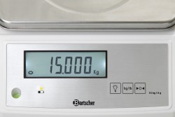 Küchenwaage bis 15 kg - Teilung 5 g