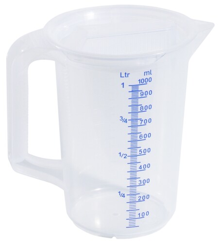 Messbecher mit Deckel 1 Liter