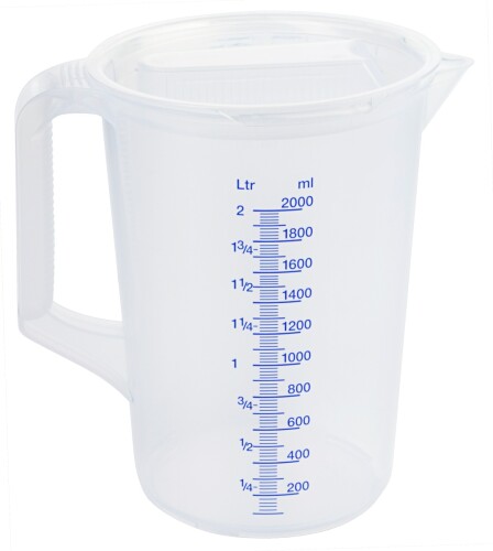 Messbecher mit Deckel 2 Liter