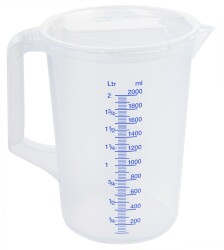 Messbecher mit Deckel 2 Liter