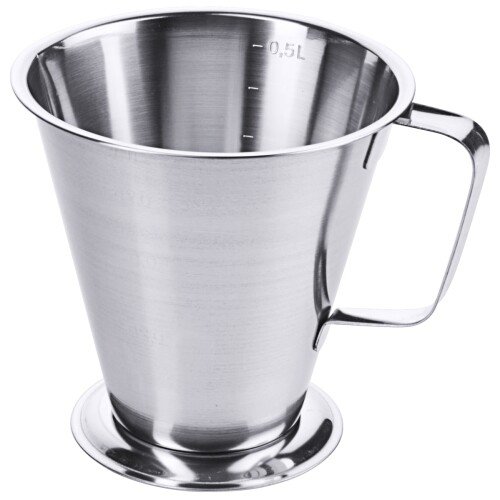 Maß mit Fuß 0.5 Liter