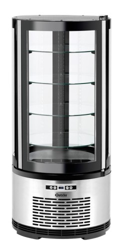 Kuchen-/Snackvitrine rund 100L